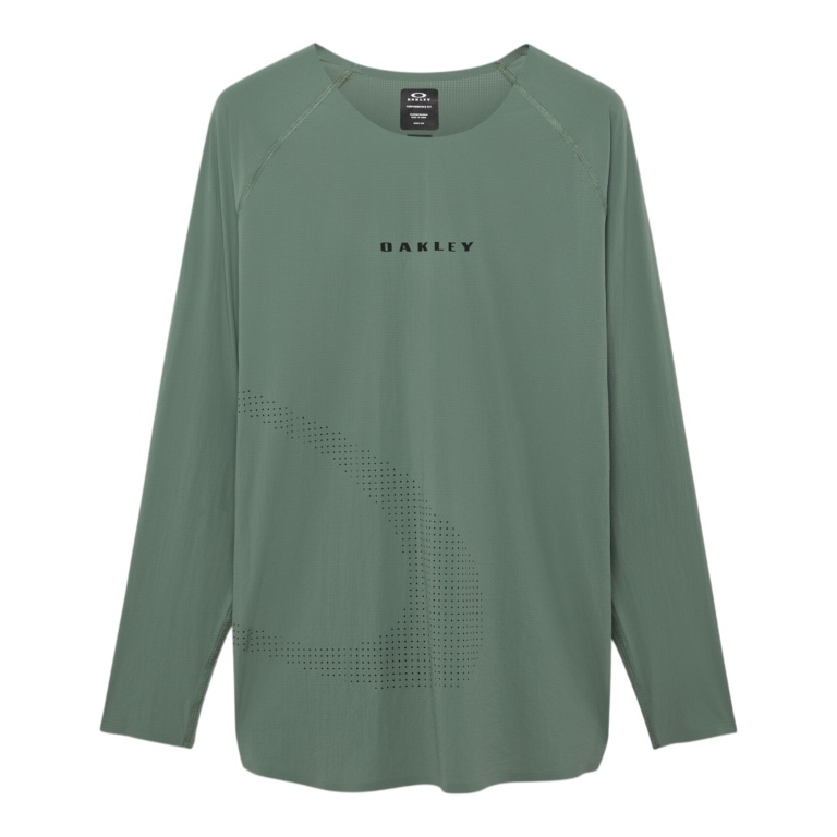 Oakley Fahrrad-Langarmshirt Seeker Whip LS Jersey (MTB Trail) aviator grün Herren